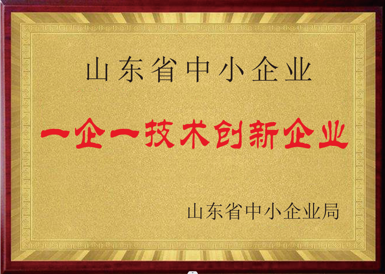 山東省一企一技術(shù)創(chuàng  )新企業(yè)
